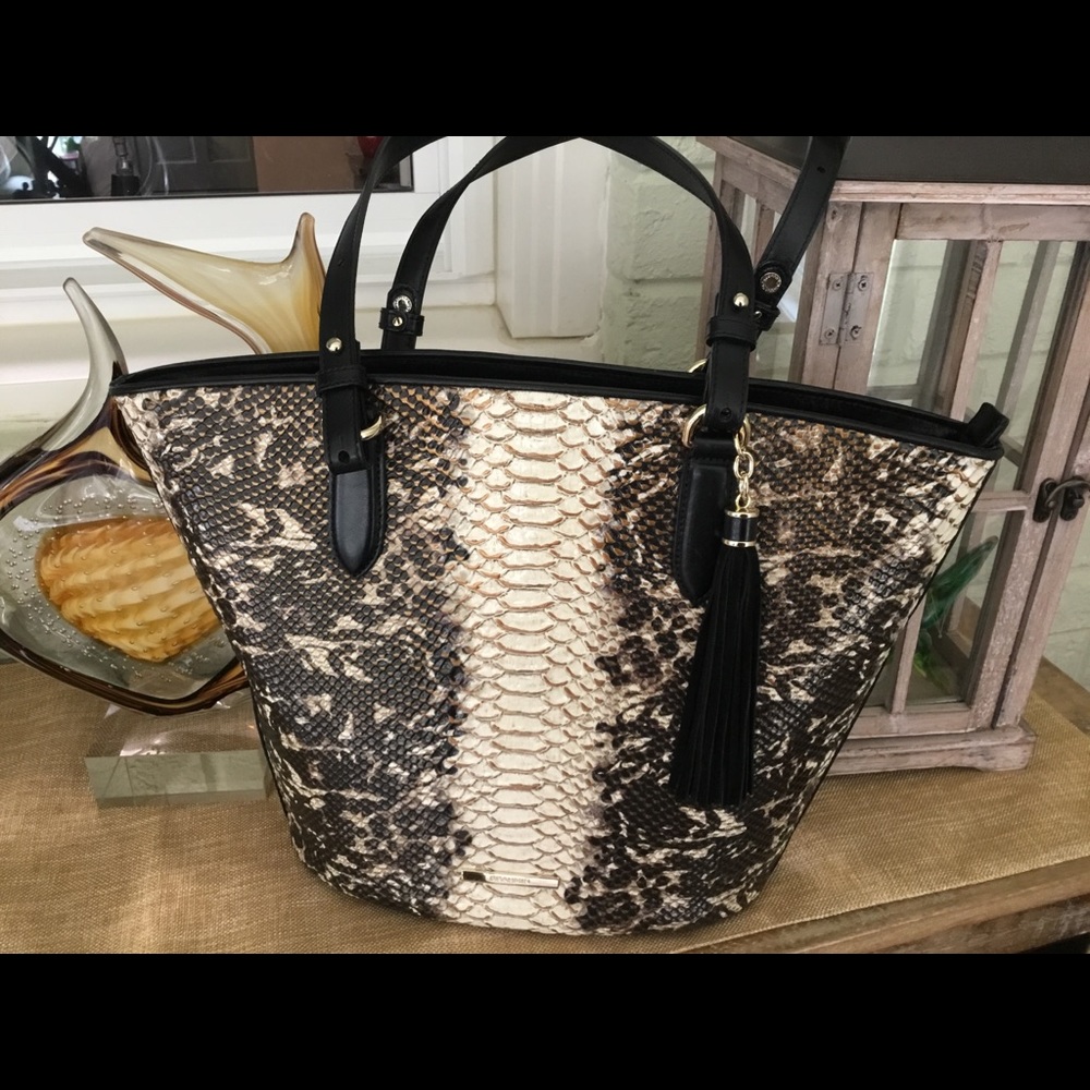 Brahmin Bowie Expresso Mist Tote- BRAND NEW